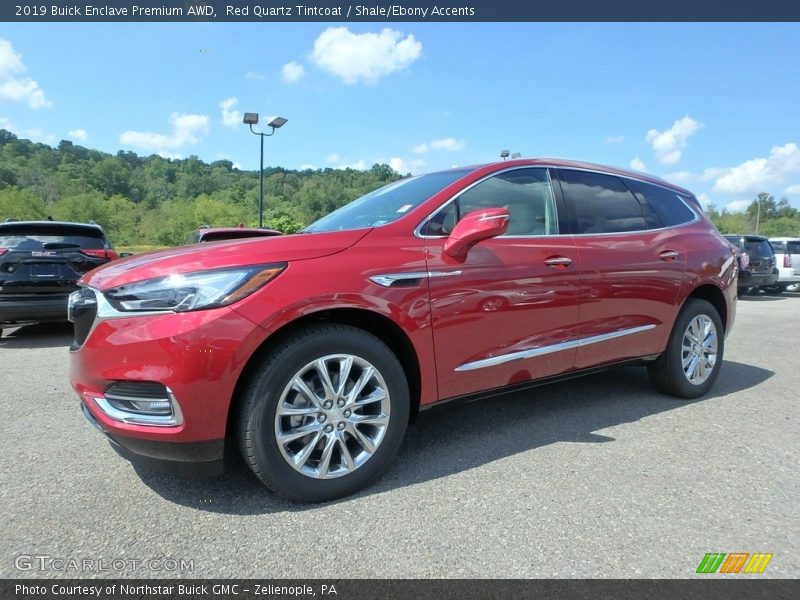 Red Quartz Tintcoat / Shale/Ebony Accents 2019 Buick Enclave Premium AWD