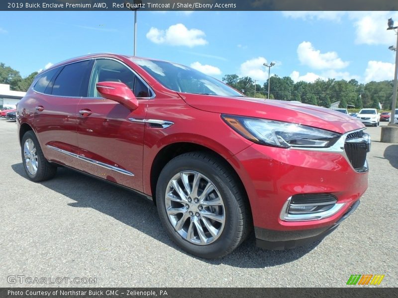 Red Quartz Tintcoat / Shale/Ebony Accents 2019 Buick Enclave Premium AWD