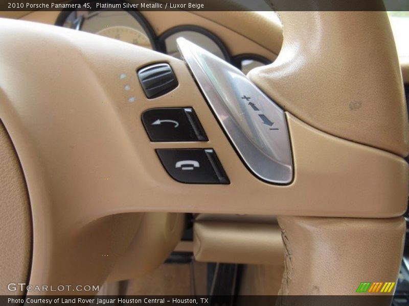 Platinum Silver Metallic / Luxor Beige 2010 Porsche Panamera 4S