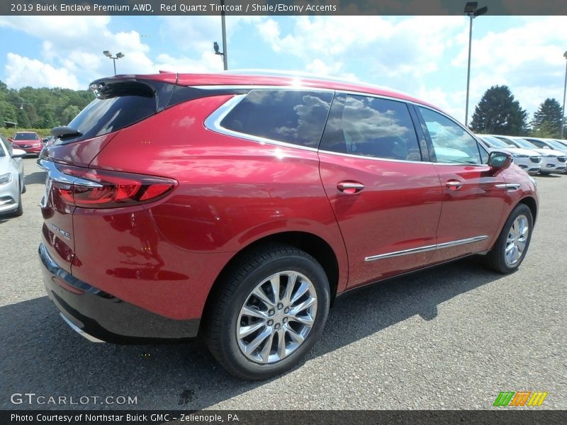 Red Quartz Tintcoat / Shale/Ebony Accents 2019 Buick Enclave Premium AWD