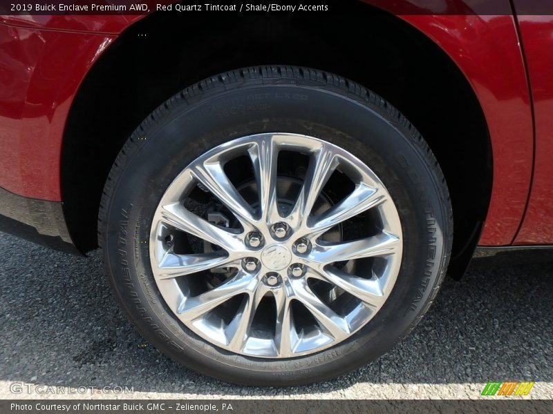 Red Quartz Tintcoat / Shale/Ebony Accents 2019 Buick Enclave Premium AWD