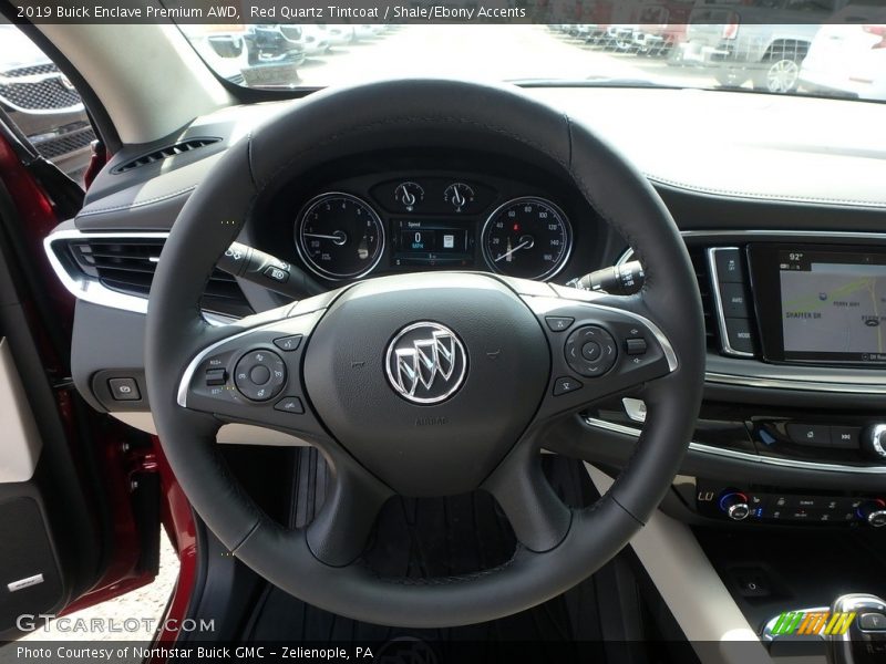 Red Quartz Tintcoat / Shale/Ebony Accents 2019 Buick Enclave Premium AWD