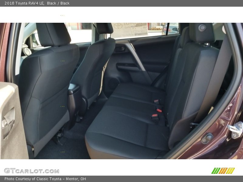 Black / Black 2018 Toyota RAV4 LE