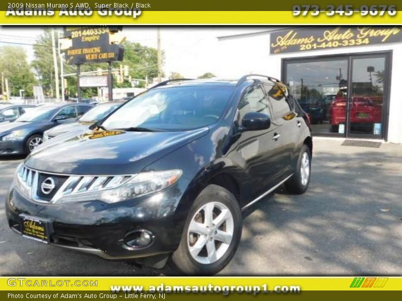Super Black / Black 2009 Nissan Murano S AWD