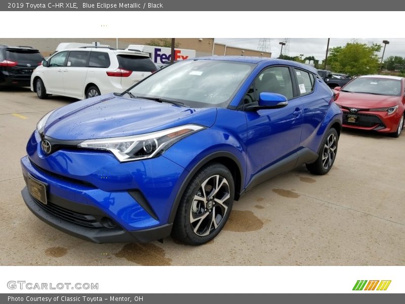Blue Eclipse Metallic / Black 2019 Toyota C-HR XLE