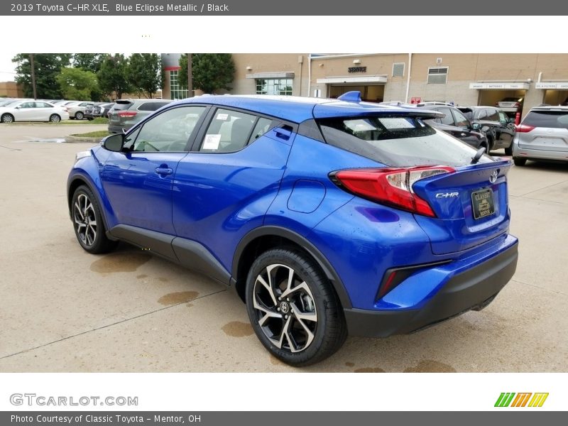 Blue Eclipse Metallic / Black 2019 Toyota C-HR XLE