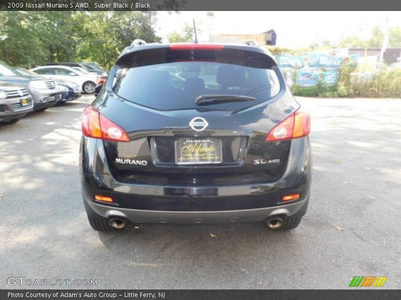 Super Black / Black 2009 Nissan Murano S AWD