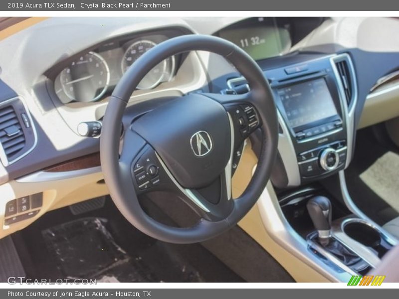 Crystal Black Pearl / Parchment 2019 Acura TLX Sedan