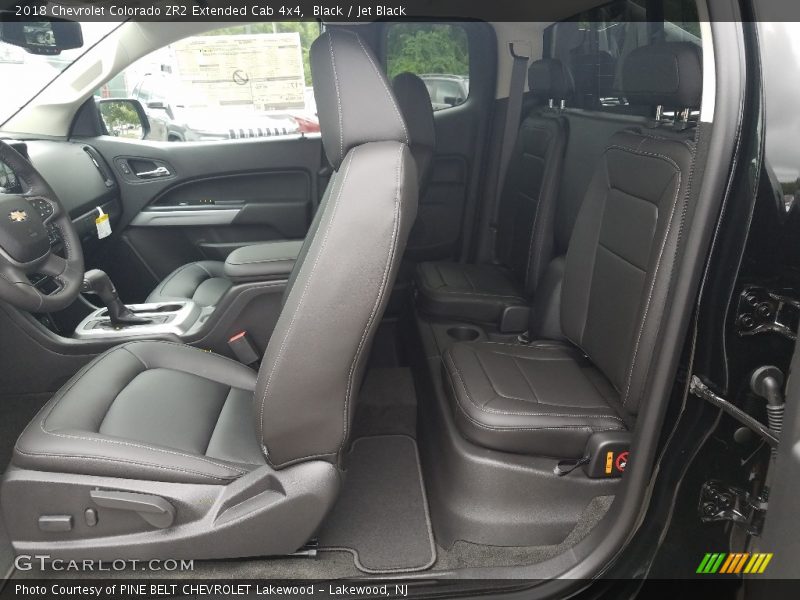 Rear Seat of 2018 Colorado ZR2 Extended Cab 4x4