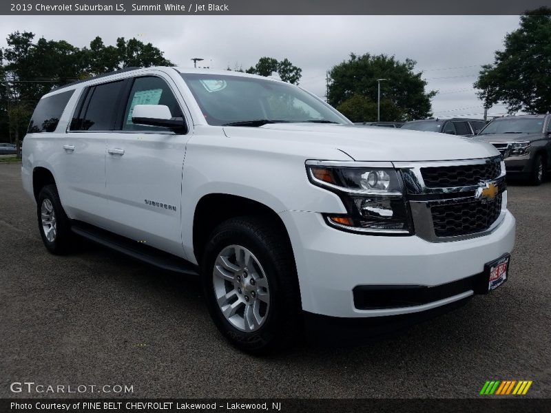 Summit White / Jet Black 2019 Chevrolet Suburban LS