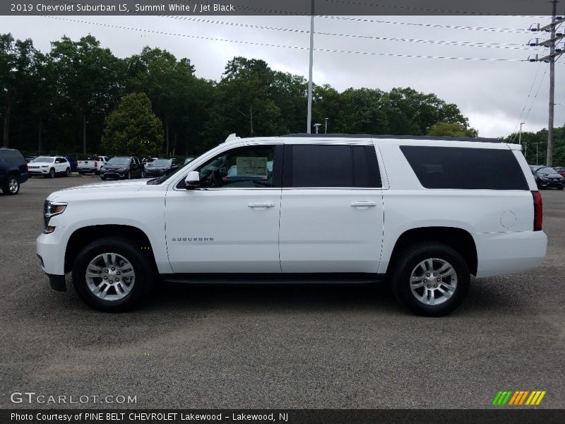 Summit White / Jet Black 2019 Chevrolet Suburban LS