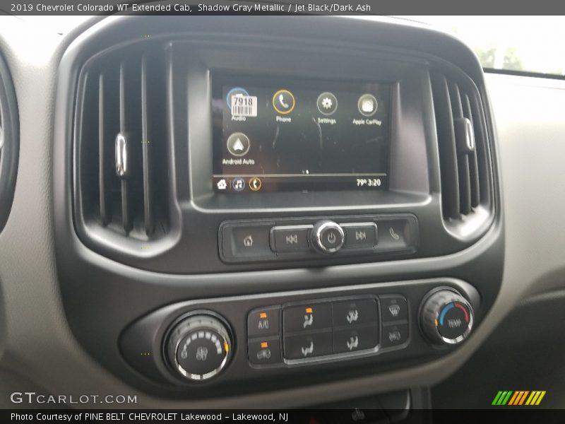 Shadow Gray Metallic / Jet Black/Dark Ash 2019 Chevrolet Colorado WT Extended Cab
