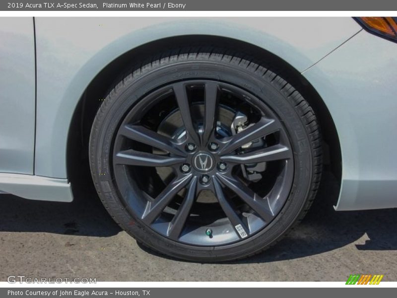 Platinum White Pearl / Ebony 2019 Acura TLX A-Spec Sedan