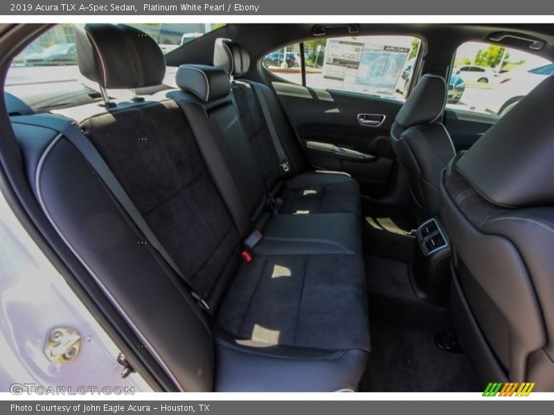 Platinum White Pearl / Ebony 2019 Acura TLX A-Spec Sedan