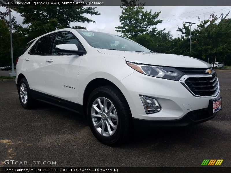 Summit White / Jet Black 2019 Chevrolet Equinox LT AWD