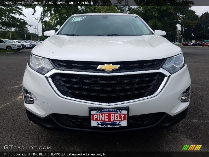 Summit White / Jet Black 2019 Chevrolet Equinox LT AWD