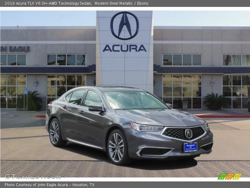 Modern Steel Metallic / Ebony 2019 Acura TLX V6 SH-AWD Technology Sedan