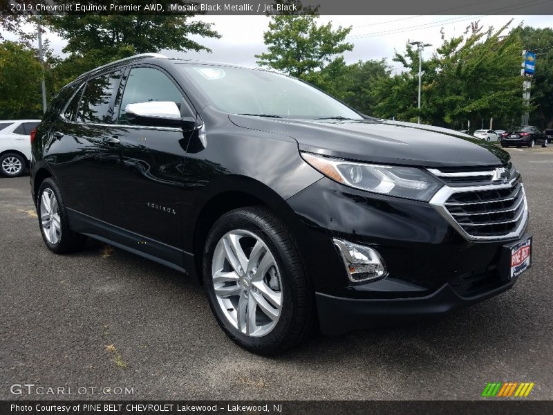 Mosaic Black Metallic / Jet Black 2019 Chevrolet Equinox Premier AWD