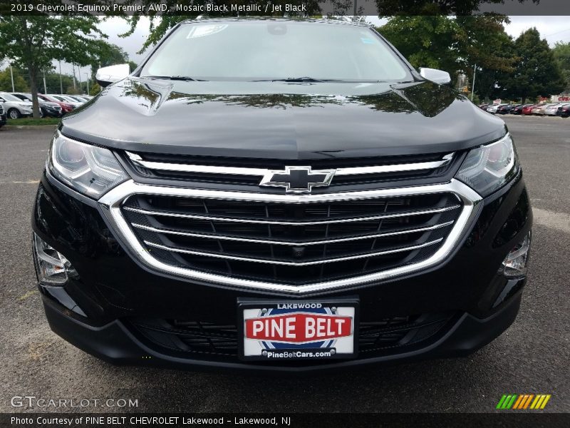 Mosaic Black Metallic / Jet Black 2019 Chevrolet Equinox Premier AWD