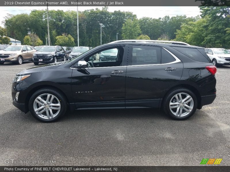 Mosaic Black Metallic / Jet Black 2019 Chevrolet Equinox Premier AWD