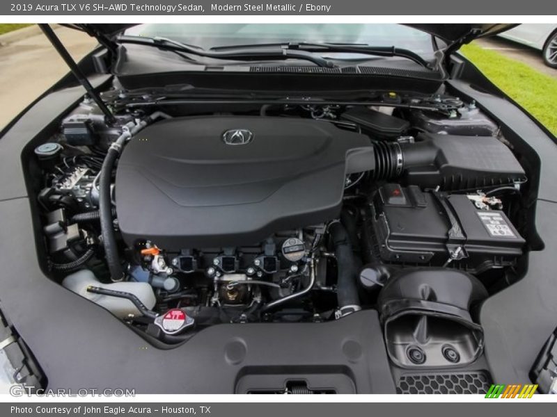Modern Steel Metallic / Ebony 2019 Acura TLX V6 SH-AWD Technology Sedan
