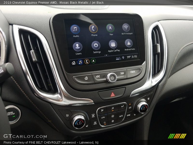 Mosaic Black Metallic / Jet Black 2019 Chevrolet Equinox Premier AWD