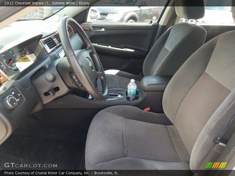 Summit White / Ebony 2012 Chevrolet Impala LT