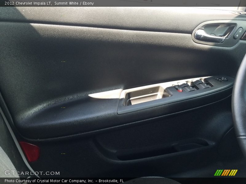 Summit White / Ebony 2012 Chevrolet Impala LT
