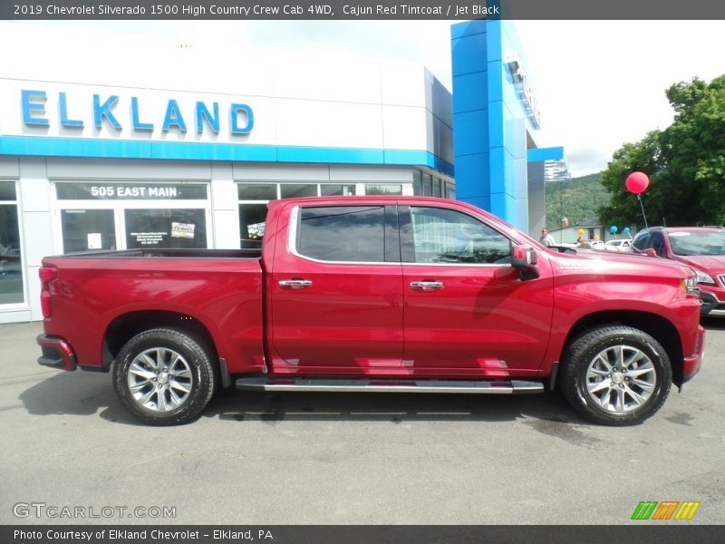 Cajun Red Tintcoat / Jet Black 2019 Chevrolet Silverado 1500 High Country Crew Cab 4WD