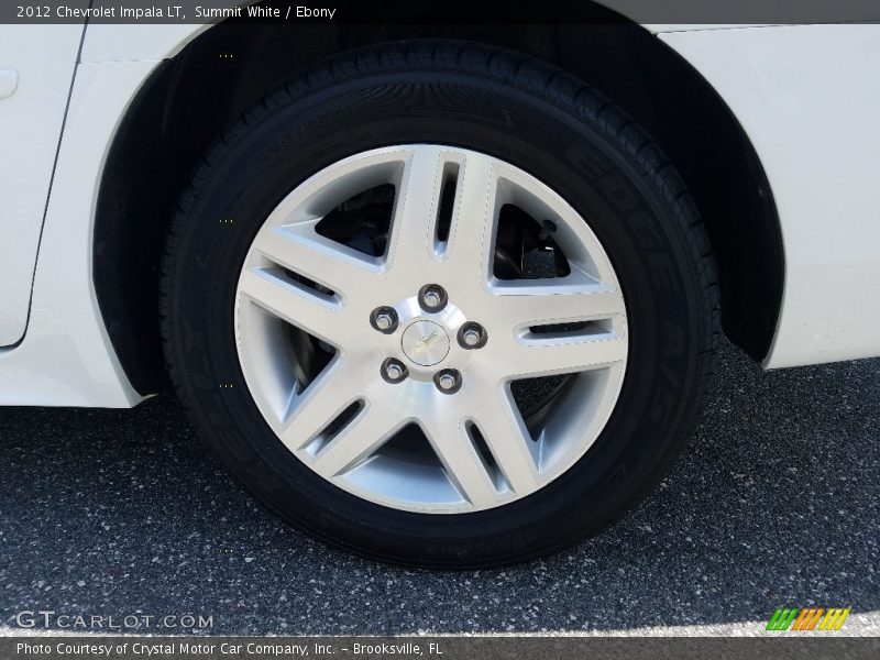 Summit White / Ebony 2012 Chevrolet Impala LT