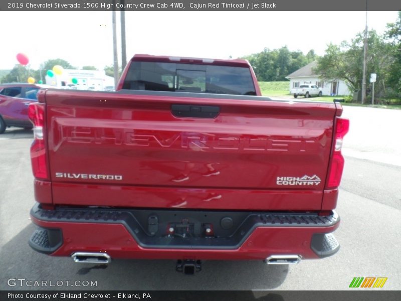 Cajun Red Tintcoat / Jet Black 2019 Chevrolet Silverado 1500 High Country Crew Cab 4WD