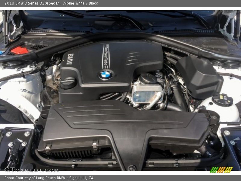 Alpine White / Black 2018 BMW 3 Series 320i Sedan