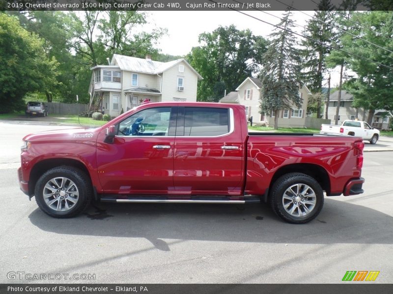 Cajun Red Tintcoat / Jet Black 2019 Chevrolet Silverado 1500 High Country Crew Cab 4WD