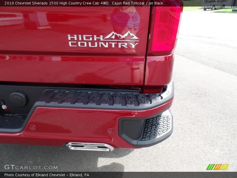 Cajun Red Tintcoat / Jet Black 2019 Chevrolet Silverado 1500 High Country Crew Cab 4WD