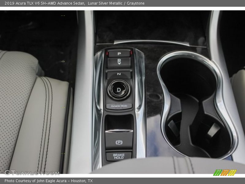 Lunar Silver Metallic / Graystone 2019 Acura TLX V6 SH-AWD Advance Sedan