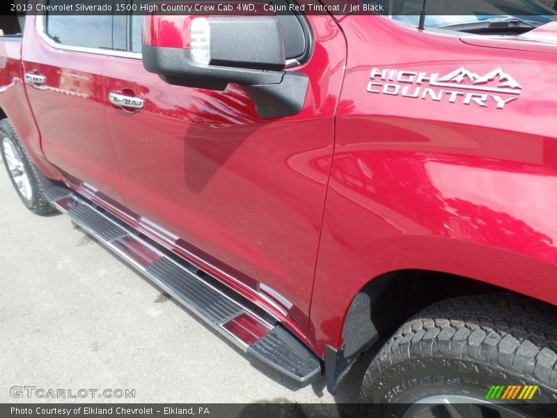 Cajun Red Tintcoat / Jet Black 2019 Chevrolet Silverado 1500 High Country Crew Cab 4WD