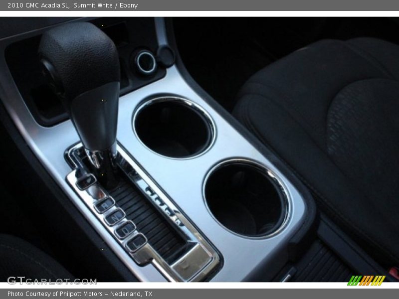 Summit White / Ebony 2010 GMC Acadia SL