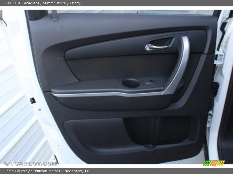 Summit White / Ebony 2010 GMC Acadia SL