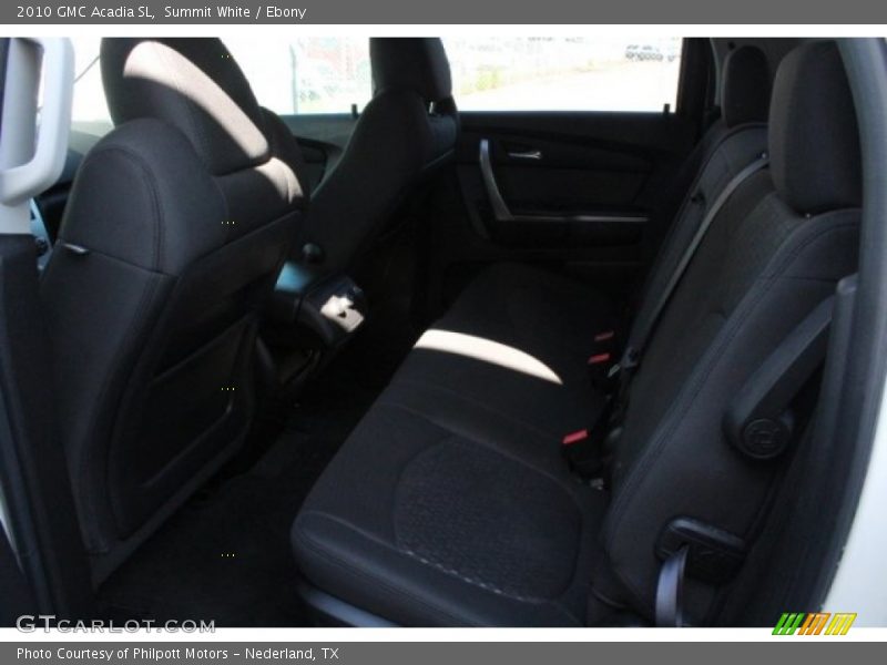 Summit White / Ebony 2010 GMC Acadia SL