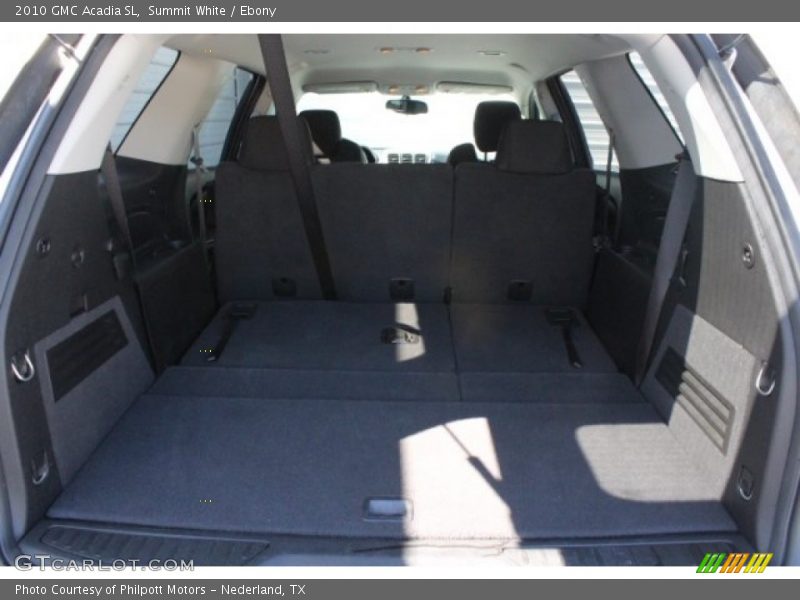 Summit White / Ebony 2010 GMC Acadia SL