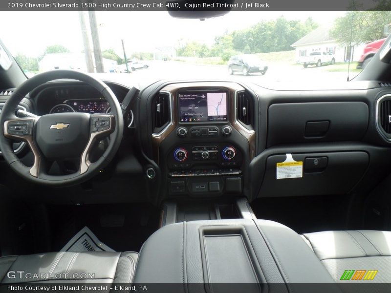 Cajun Red Tintcoat / Jet Black 2019 Chevrolet Silverado 1500 High Country Crew Cab 4WD