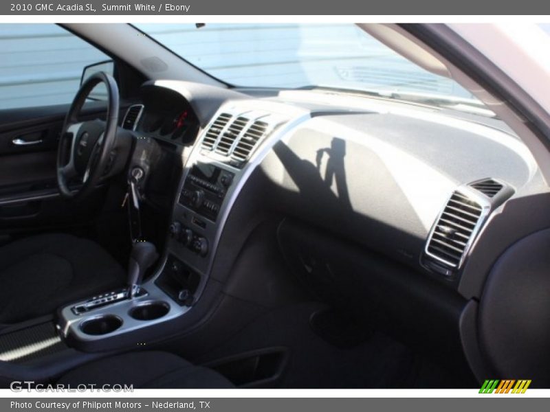 Summit White / Ebony 2010 GMC Acadia SL