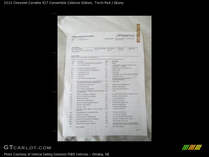 Torch Red / Ebony 2013 Chevrolet Corvette 427 Convertible Collector Edition
