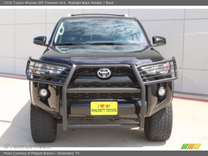 Midnight Black Metallic / Black 2016 Toyota 4Runner SR5 Premium 4x4