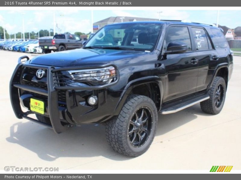 Midnight Black Metallic / Black 2016 Toyota 4Runner SR5 Premium 4x4