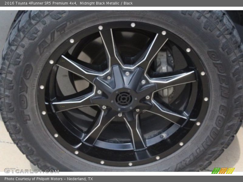 Midnight Black Metallic / Black 2016 Toyota 4Runner SR5 Premium 4x4