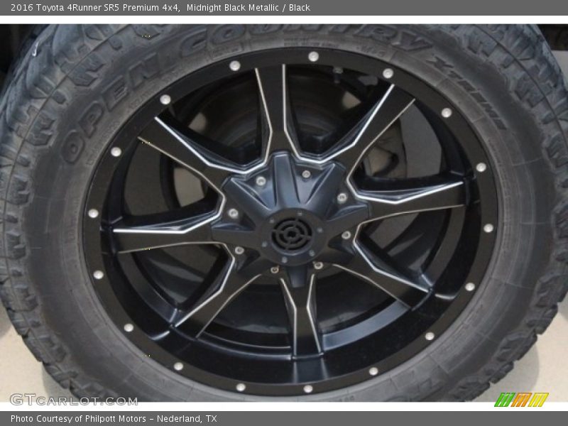 Midnight Black Metallic / Black 2016 Toyota 4Runner SR5 Premium 4x4