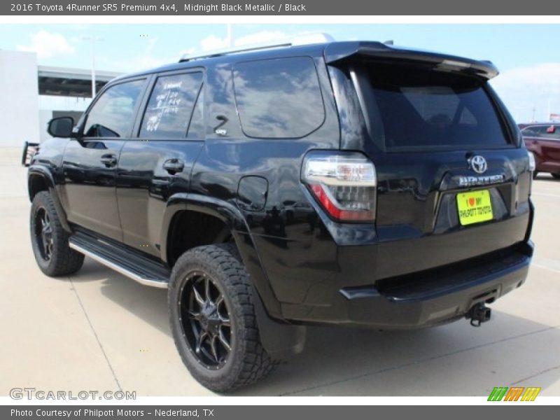 Midnight Black Metallic / Black 2016 Toyota 4Runner SR5 Premium 4x4