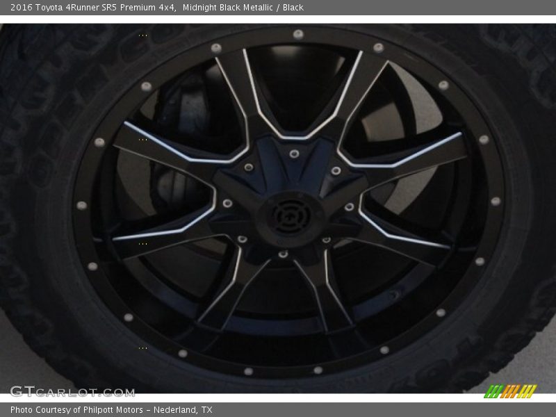 Midnight Black Metallic / Black 2016 Toyota 4Runner SR5 Premium 4x4