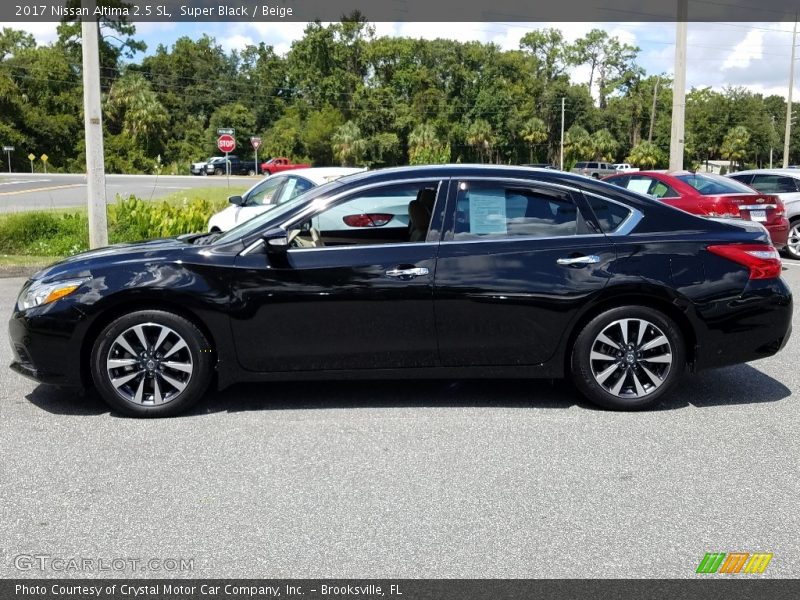 Super Black / Beige 2017 Nissan Altima 2.5 SL